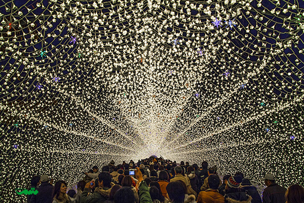 جشنواره چراغ های زمستانی در ژاپن