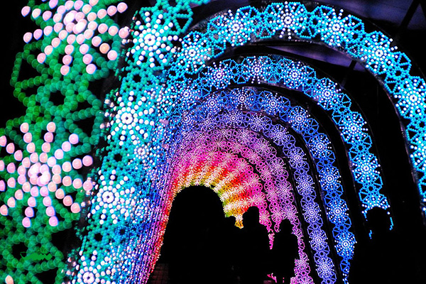 جشنواره چراغ های زمستانی در ژاپن