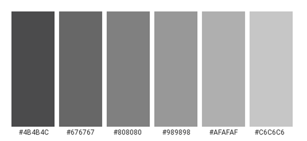 ایجاد درجات مختلف خاکستری در رنگ های RGB