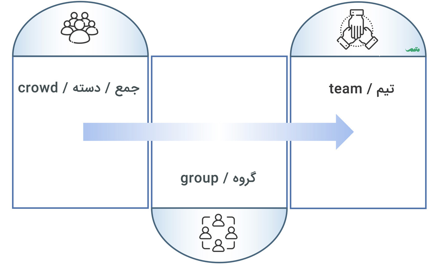 تفاوت گروه و تیم و جمع
