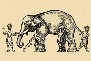 داستان فیل و کوران - حکایت فیل و تاریکی - مثنوی مولوی