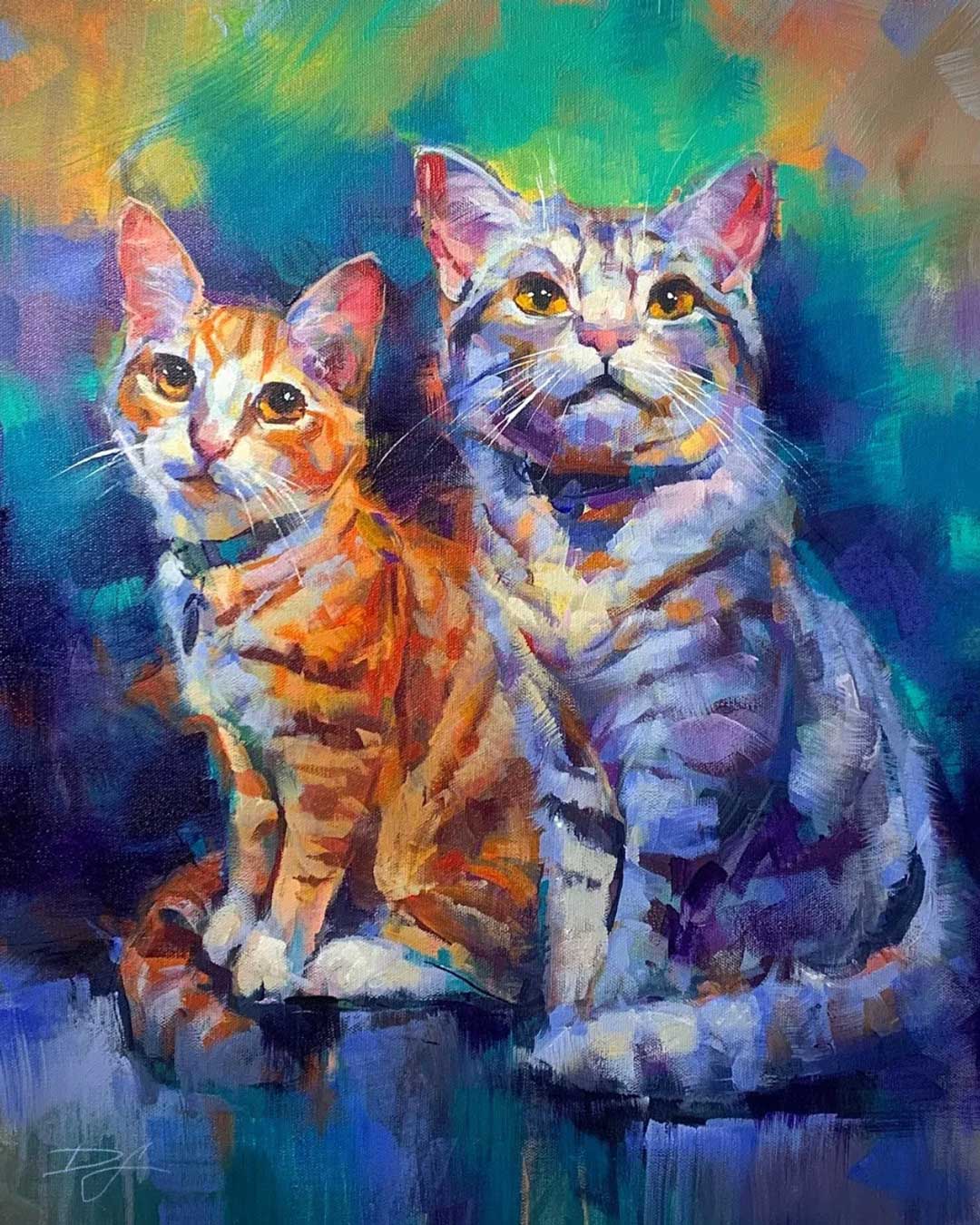دیمیتری سیرنکو - نقاشی یک گربه
